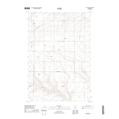 2020 Map of Tule Prong, 2020 Print