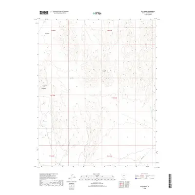 2018 Map of Tule Spring, 2018 Print