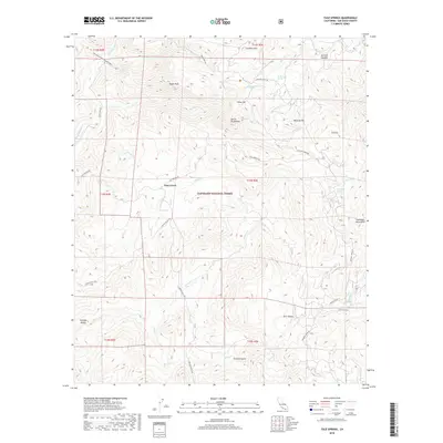 2018 Map of Tule Springs, 2018 Print