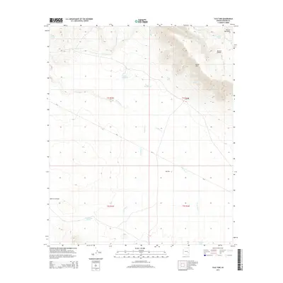 2014 Map of Tule Tubs, 2014 Print