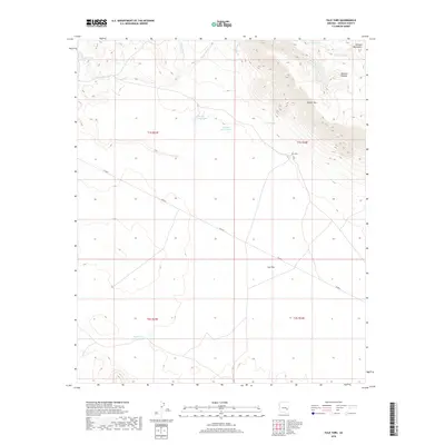 2018 Map of Tule Tubs, 2018 Print