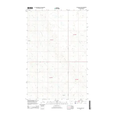 2014 Map of Tule Valley East, 2014 Print