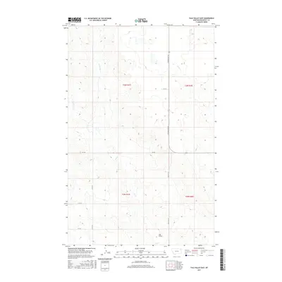 2017 Map of Tule Valley East, 2017 Print