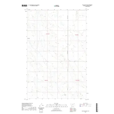 2020 Map of Tule Valley East, 2020 Print