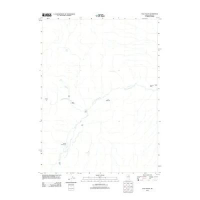 2012 Map of Tule Valley, 2012 Print