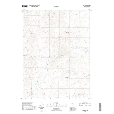 2018 Map of Tule Valley, 2018 Print