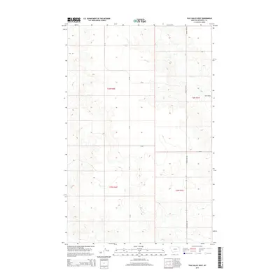 2014 Map of Tule Valley West, 2014 Print