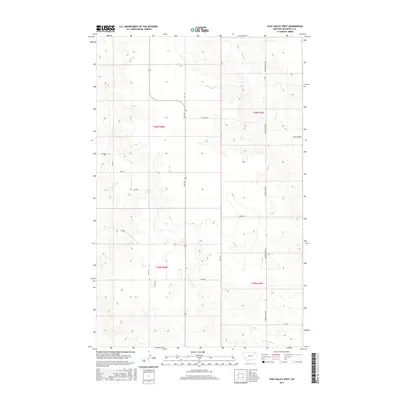 2017 Map of Tule Valley West, 2017 Print