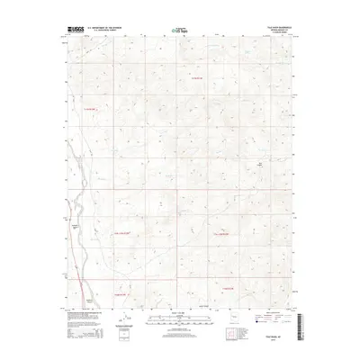 2014 Map of Tule Wash, 2014 Print