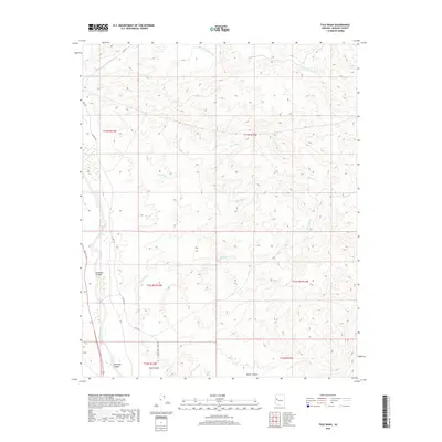 2018 Map of Tule Wash, 2018 Print