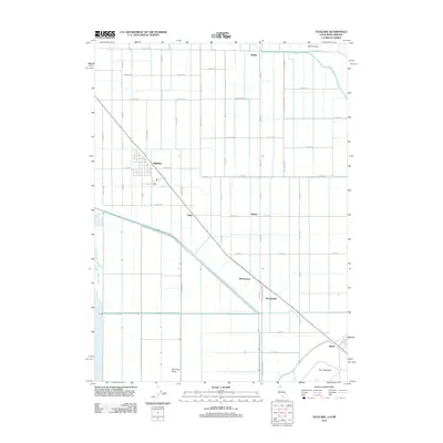2012 Map of Tulelake, 2012 Print