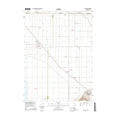 2015 Map of Tulelake, 2015 Print