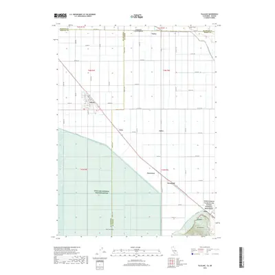 2018 Map of Tulelake, 2018 Print