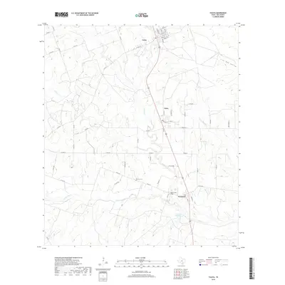 2019 Map of Tuleta, 2019 Print