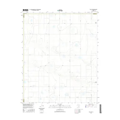 2016 Map of Tulia NW, 2016 Print