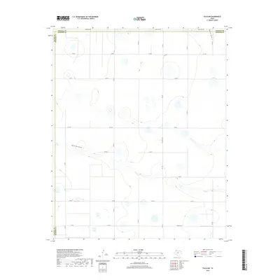 2019 Map of Tulia NW, 2019 Print
