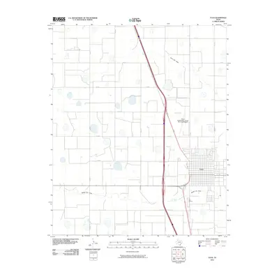2010 Map of Tulia, 2010 Print