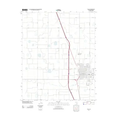 2012 Map of Tulia, 2012 Print