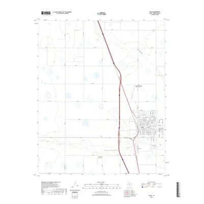 2019 Map of Tulia, 2019 Print