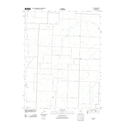2012 Map of Tulip, 2012 Print