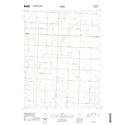 2017 Map of Tulip, 2017 Print