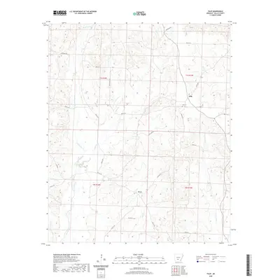 2020 Map of Tulip, 2020 Print