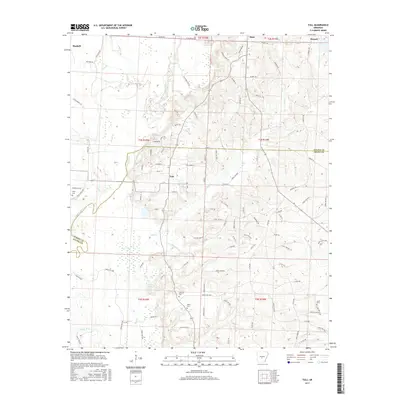 2017 Map of Tull, 2017 Print