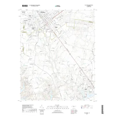 2019 Map of Tullahoma, 2019 Print