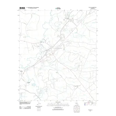 2012 Map of Tullos, 2012 Print