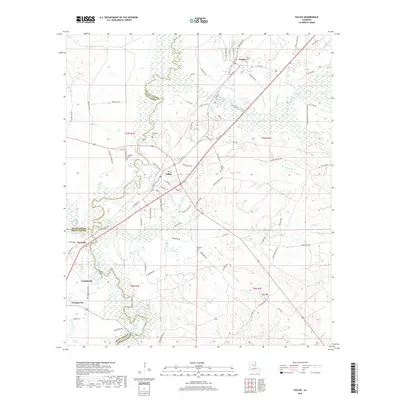 2018 Map of Tullos, 2018 Print