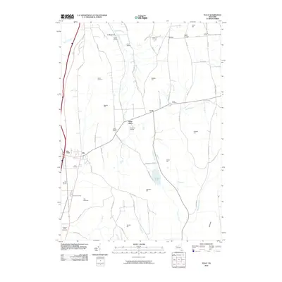 2010 Map of Tully, 2010 Print