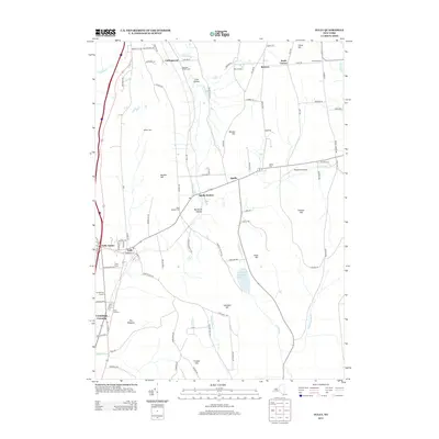 2013 Map of Tully, 2013 Print