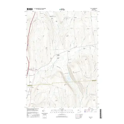 2016 Map of Tully, 2016 Print