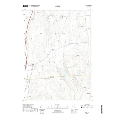 2019 Map of Tully, 2019 Print