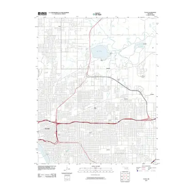 2010 Map of Tulsa, 2010 Print