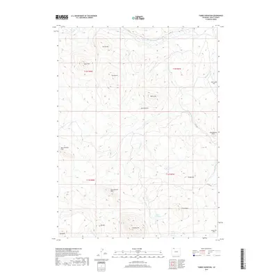 2019 Map of Tumble Mountain, 2019 Print
