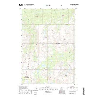 2020 Map of Tumble Mountain, 2020 Print
