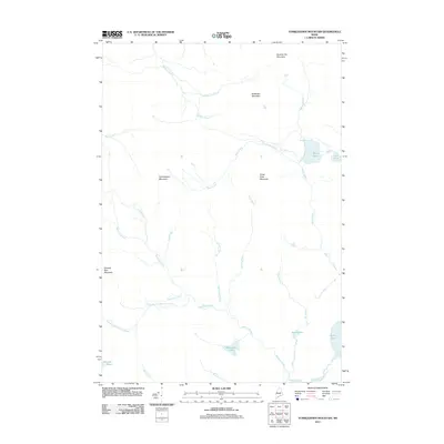 2011 Map of Tumbledown Mountain, 2011 Print