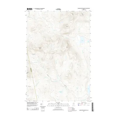 2014 Map of Tumbledown Mountain, 2014 Print