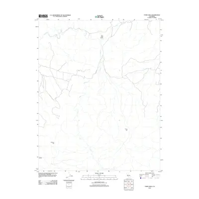 2012 Map of Tumey Hills, 2012 Print
