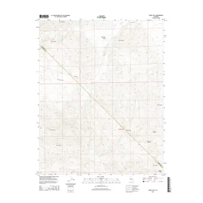 2015 Map of Tumey Hills, 2015 Print