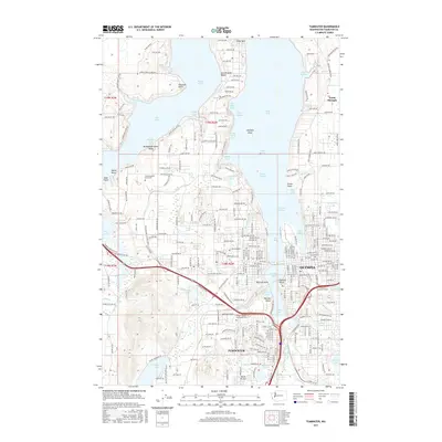 2017 Map of Tumwater, 2017 Print