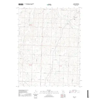2017 Map of Tunas, 2017 Print