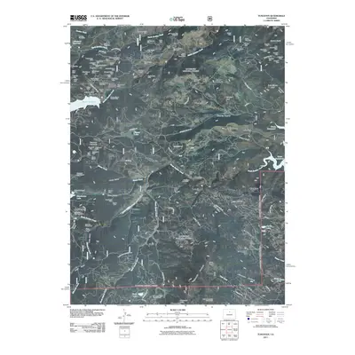 2011 Map of Tungsten, 2011 Print