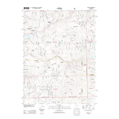 2013 Map of Tungsten, 2013 Print