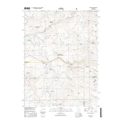 2016 Map of Tungsten, 2016 Print