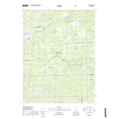 2019 Map of Tungsten, 2019 Print