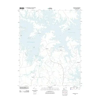 2011 Map of Tungsten, 2011 Print