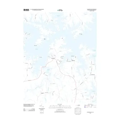 2013 Map of Tungsten, 2013 Print