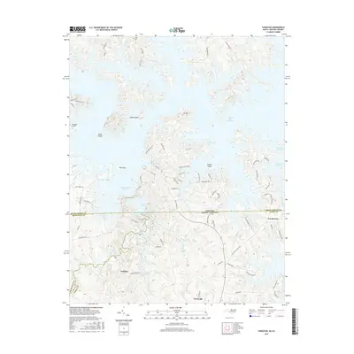 2016 Map of Tungsten, 2016 Print